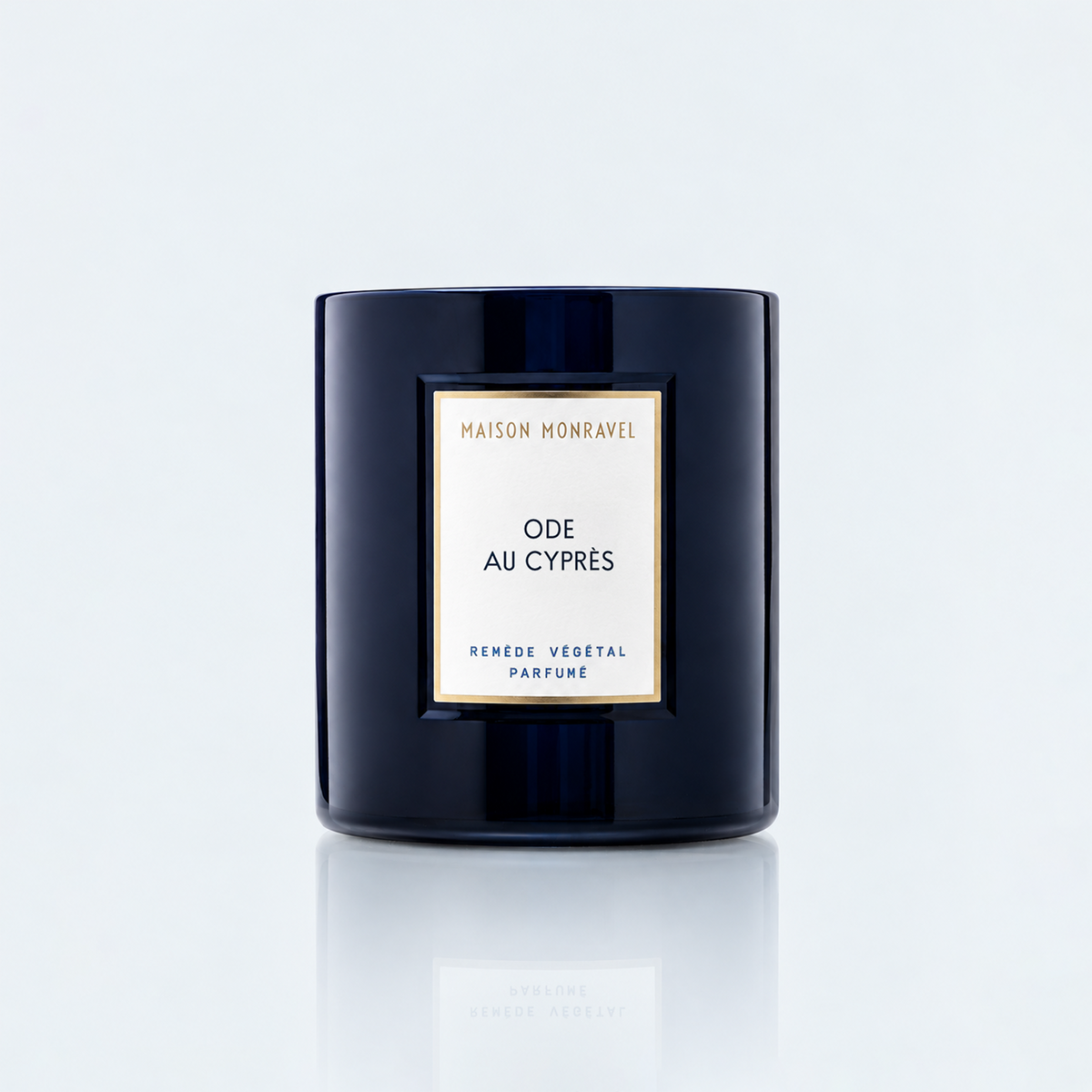 Bougie parfumée Ode au Cyprès 240 g de Maison Monravel